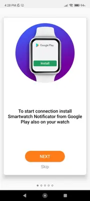 Smartwatch Notificator android App screenshot 2